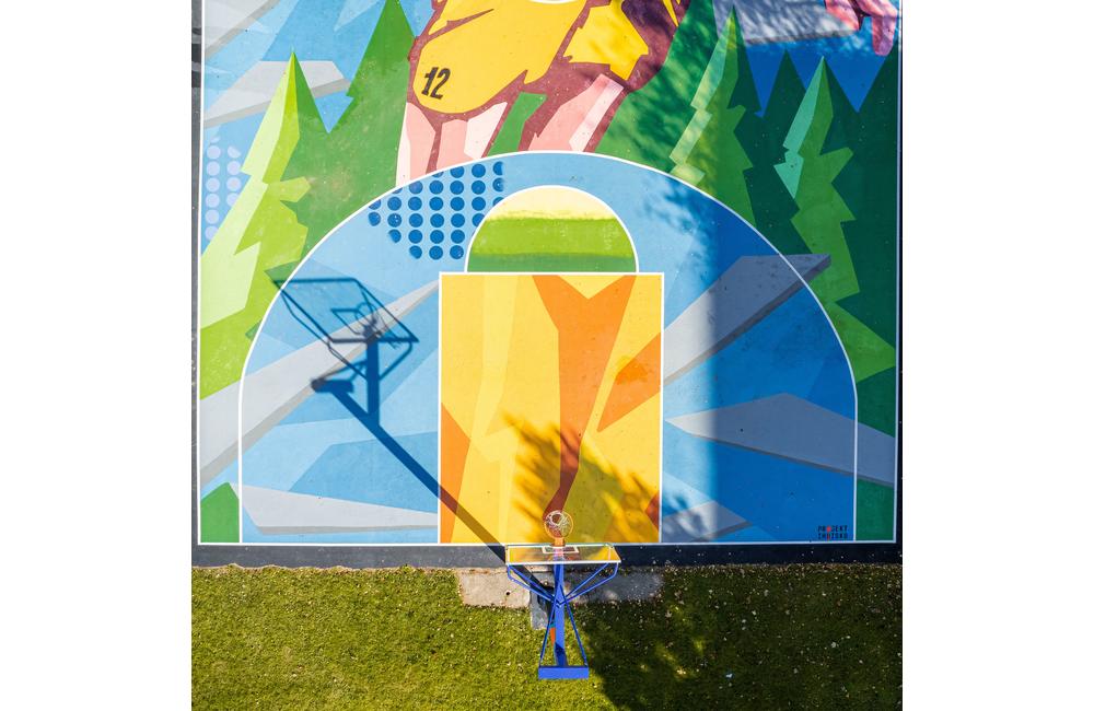 FOTO: Vymaľované ihrisko v Žiline na sídlisku Vlčince, foto 2