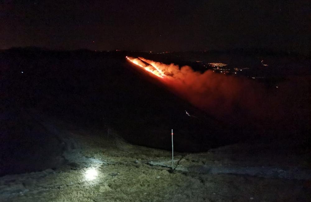 FOTO: Požiar trávnatého porastu v Malej Fatre, foto 6