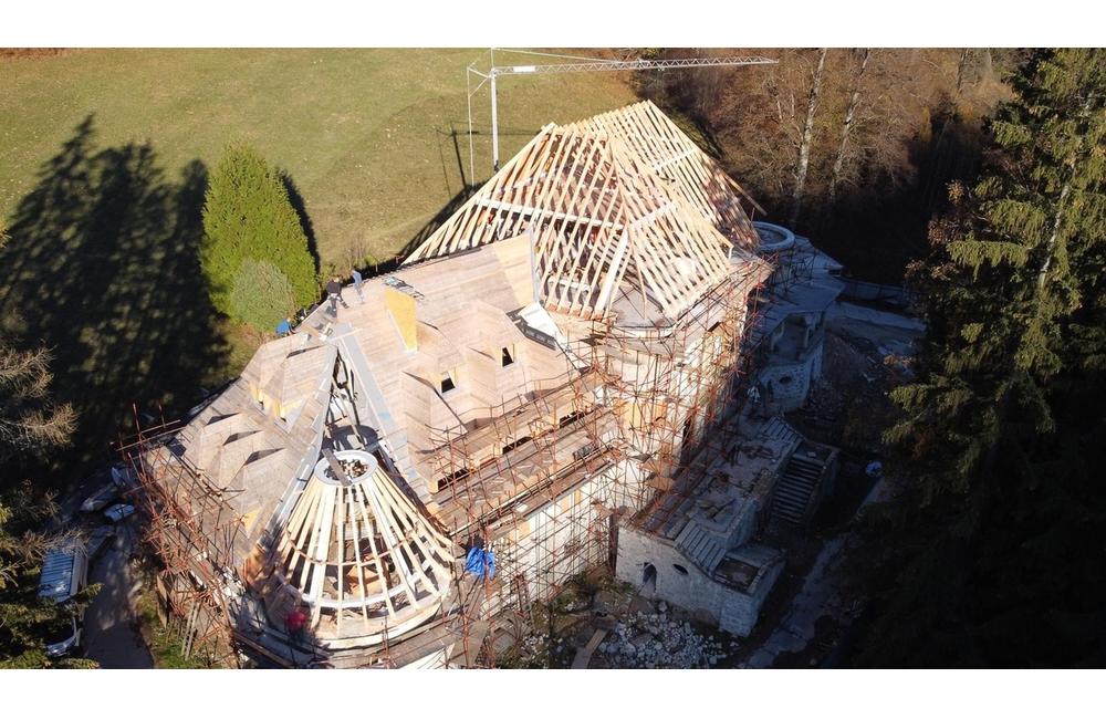 FOTO: Aktuálny stav rekonštrukcie Kuneradského zámku, foto 4