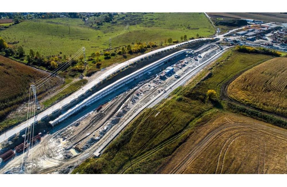 FOTO: Národná diaľničná spoločnosť zverejnila svoje najnovšie zábery z výstavby diaľnice D1 zachytené dronom, foto 4