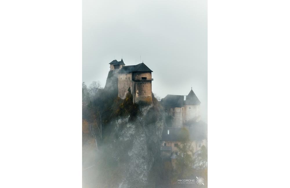 FOTO: Letecké zábery Oravského hradu, foto 2