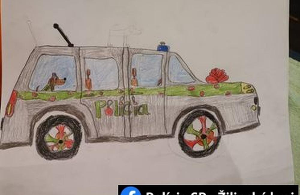 FOTO: Detské kresby vianočných policajných áut, foto 9