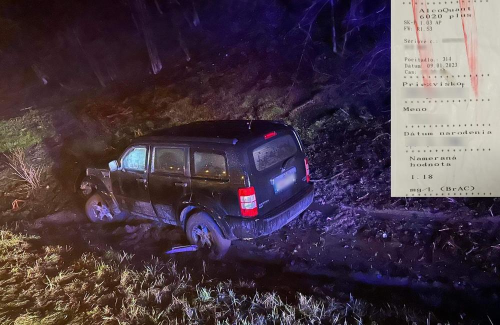 FOTO: Opitá 24-ročná vodička nabúrala do auta a pokračovala ďalej v jazde, foto 3