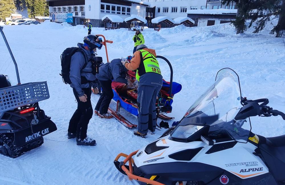 FOTO: Záchrana mladého lyžiara v Jasnej, foto 3