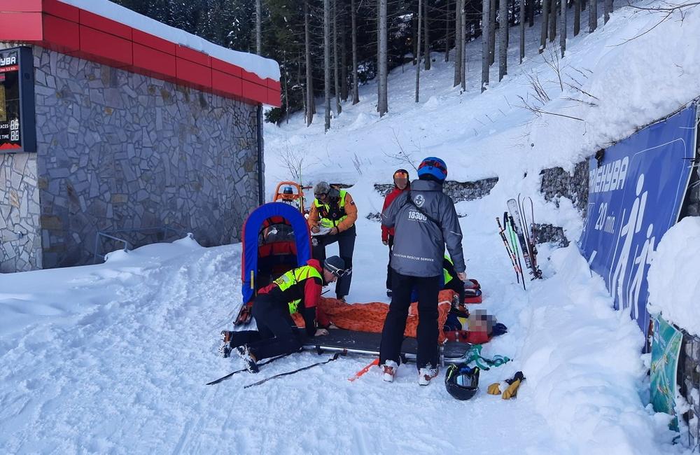 FOTO: Záchrana mladého lyžiara v Jasnej, foto 2