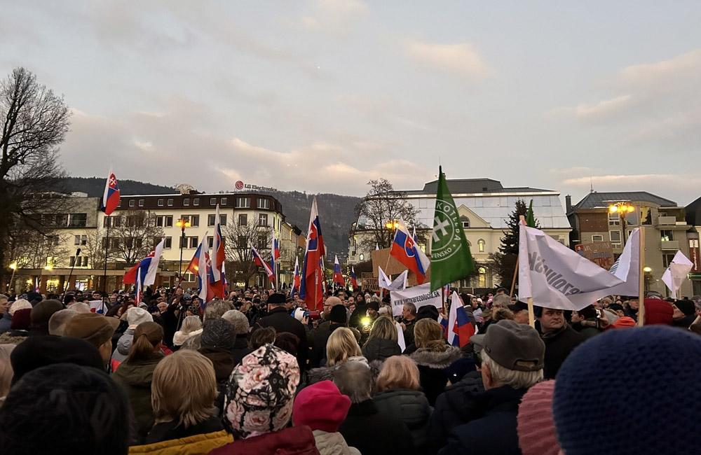 FOTO: „Pochod za mier“ v Žiline 14. februára 2023, foto 9