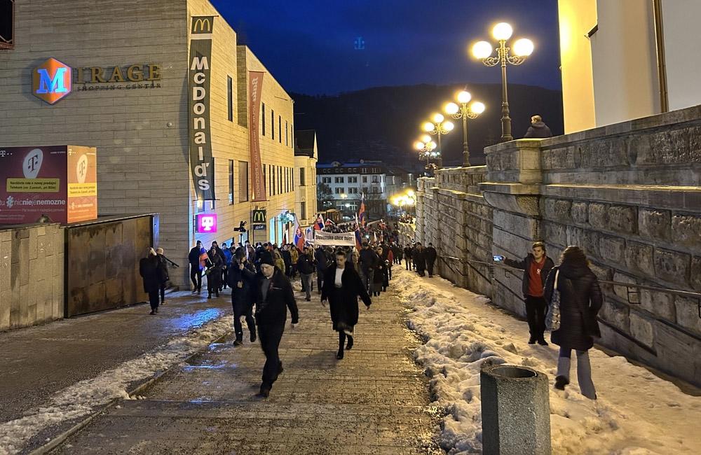 FOTO: „Pochod za mier“ v Žiline 14. februára 2023, foto 13