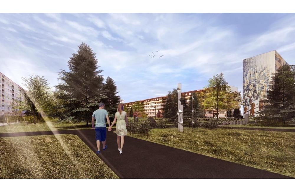 FOTO: Náhľady revitalizácie vnútrobloku na žilinskom sídlisku Vlčince, foto 2