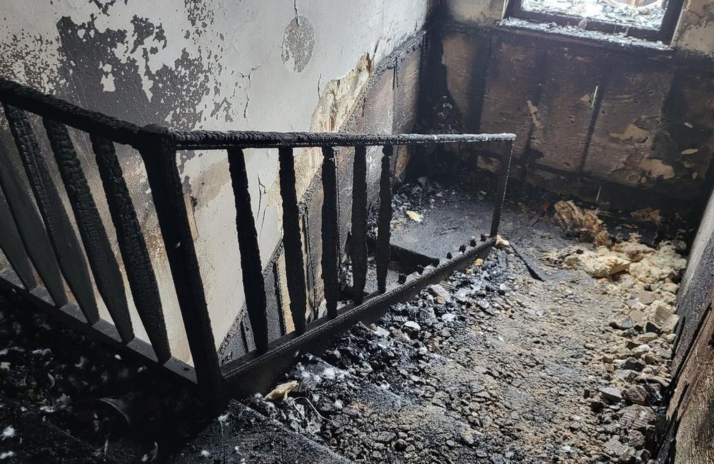 FOTO: Stav rodinného domu na Kysuciach po rozsiahlom požiari, foto 2