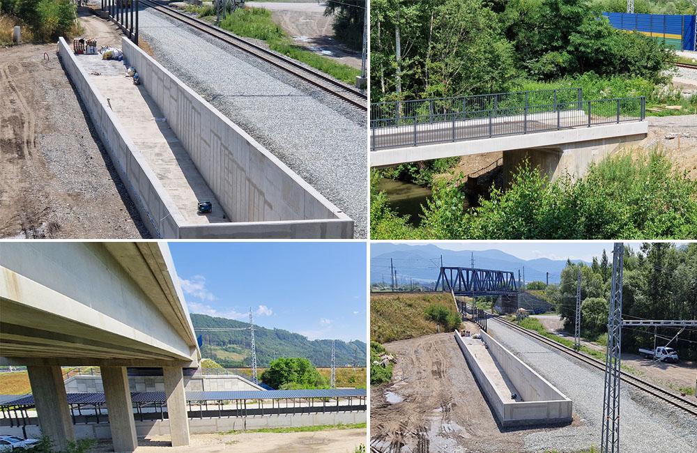 FOTO: Neďaleko Vodného diela Žilina pribudol nový most, trasa pre cyklistov aj železničný podchod, foto 1