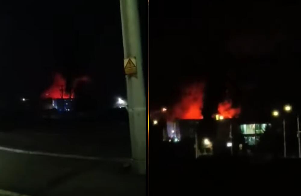FOTO: Požiar budovy Scheidt & Bachmann, foto 2