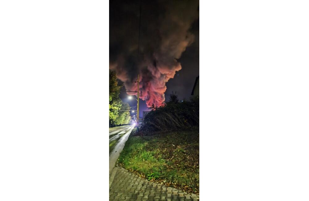 FOTO: Požiar budovy Scheidt & Bachmann, foto 4