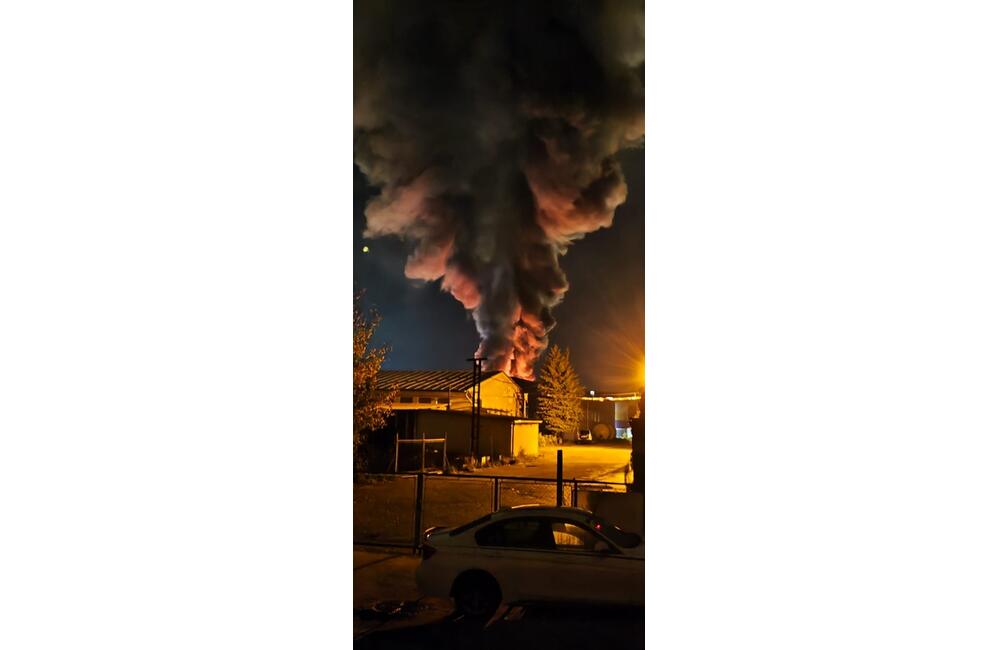FOTO: Požiar budovy Scheidt & Bachmann, foto 3