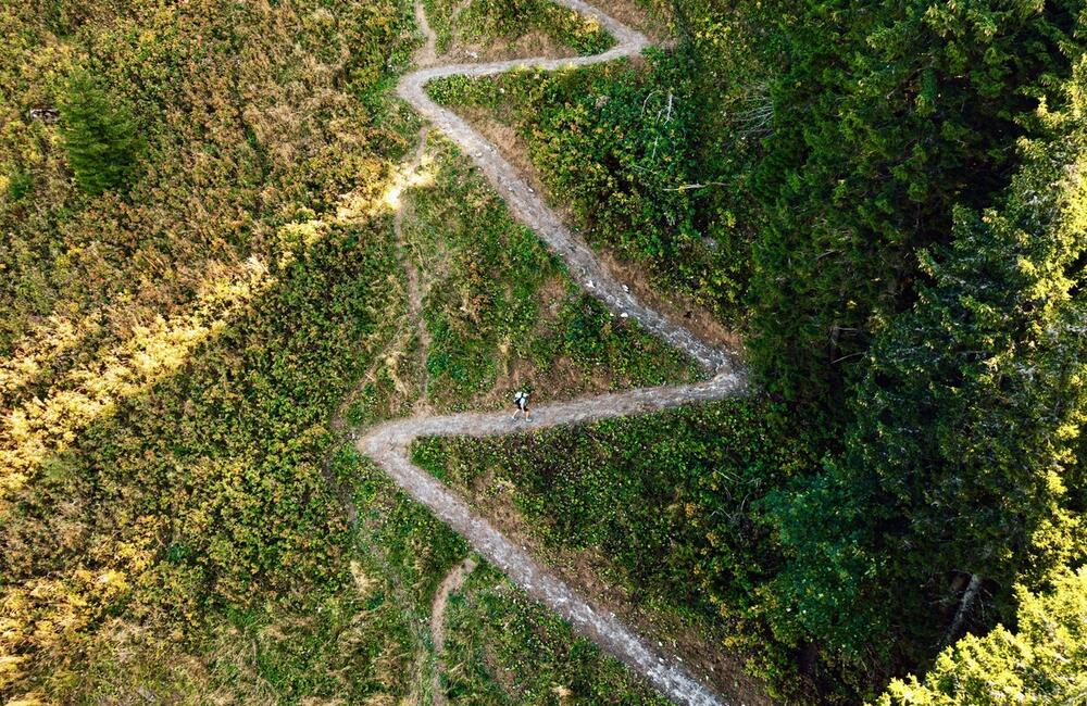 FOTO: Zveľadený chodník na Poludňový Grúň, foto 1