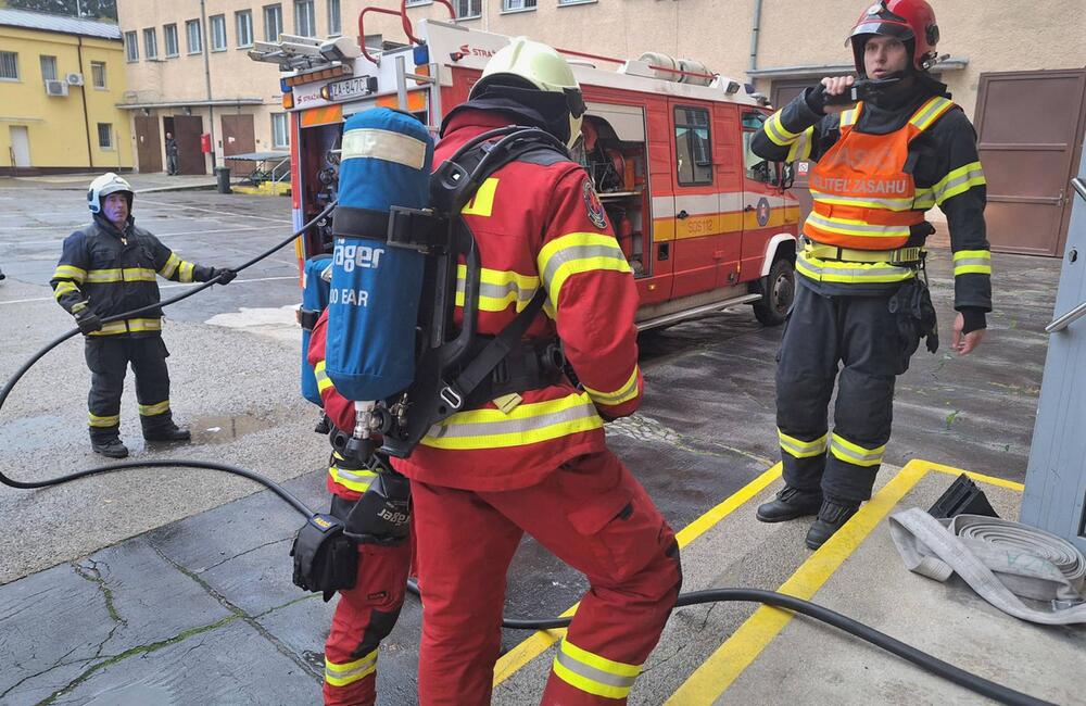 FOTO: Zásah hasičov v žilinskej väznici, foto 3
