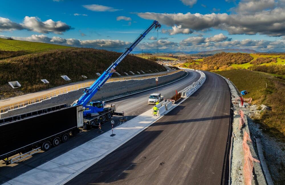 FOTO: Pokrok na výstavbe D1 a tunela Višňové v novembri 2023, foto 10