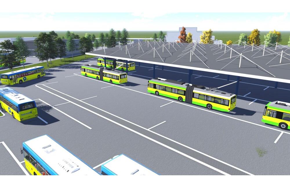 FOTO: Návrh modernizácie údržbovej základne trolejbusov na Kvačalovej ulici v Žiline, foto 2