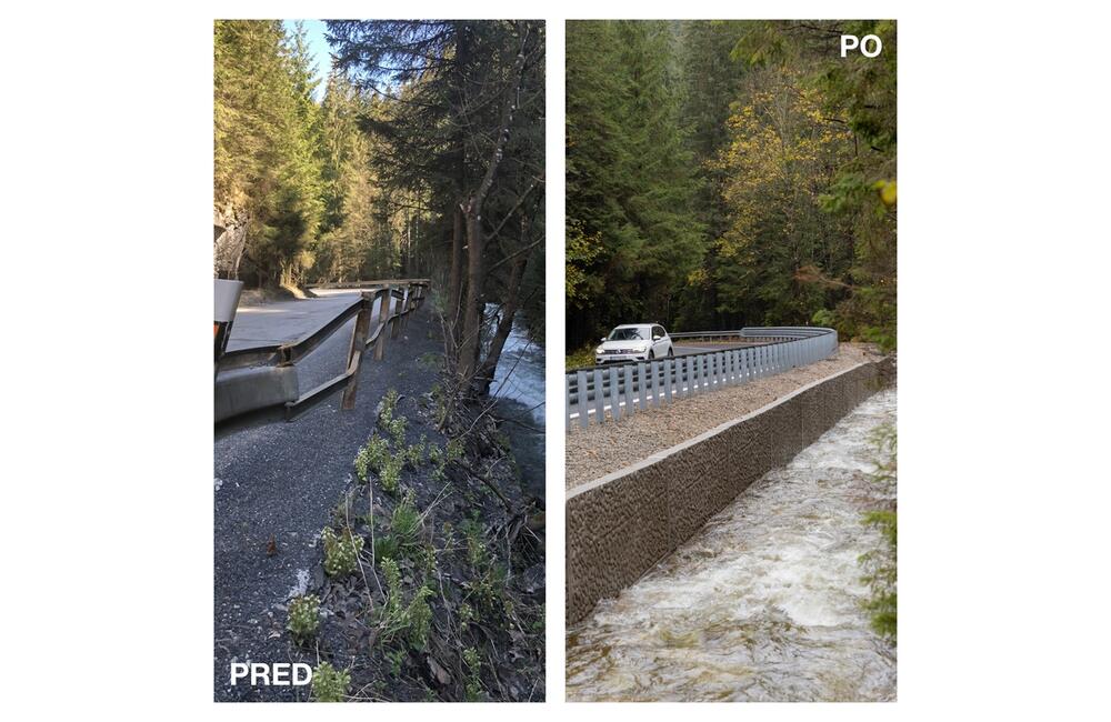 FOTO: Cesta v Demänovskej Doline prešla rekonštrukciou, foto 1