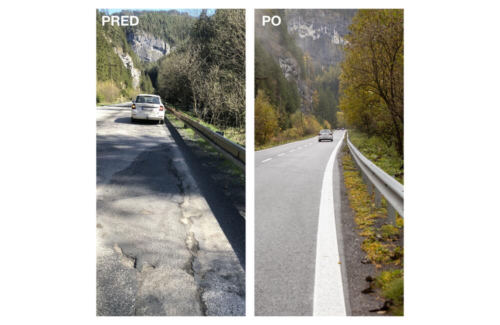 FOTO: Cesta v Demänovskej Doline prešla rekonštrukciou, foto 2