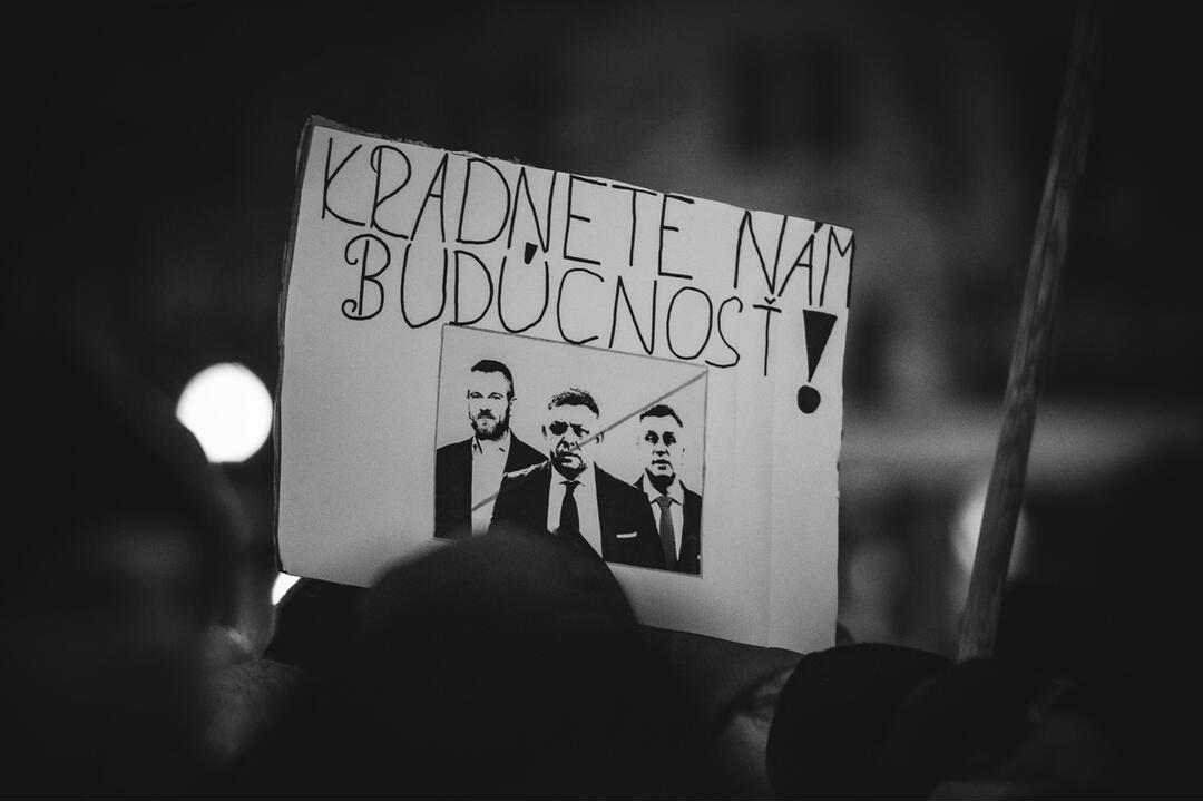 FOTO: Opozičný protest v Žiline 12. januára 2024, foto 32