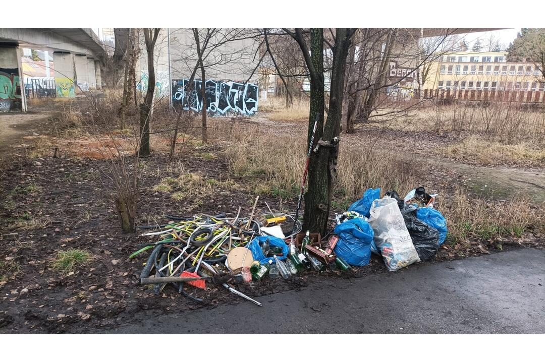 FOTO: Vyhádzaný odpad vo Framborskom parku, foto 13