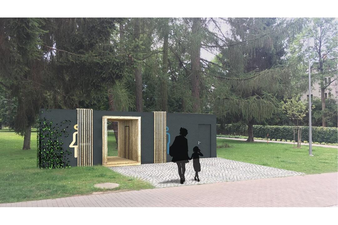 FOTO: V Bôrickom parku stavajú toalety za 88-tisíc eur, foto 1