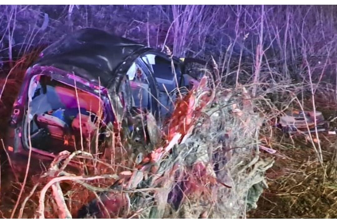 FOTO: Vážna nehoda pri Terchovej, pri ktorej sa zranilo 6 spolujazdcov, foto 3