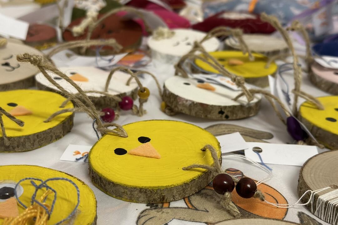 FOTO: Veľkonočné výrobky pacientov Denného psychiatrického stacionára v Žiline, foto 4