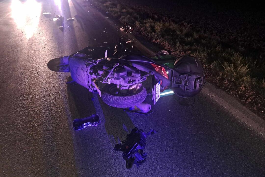 FOTO: Nehoda mladého motocyklistu v Svederníku, foto 1