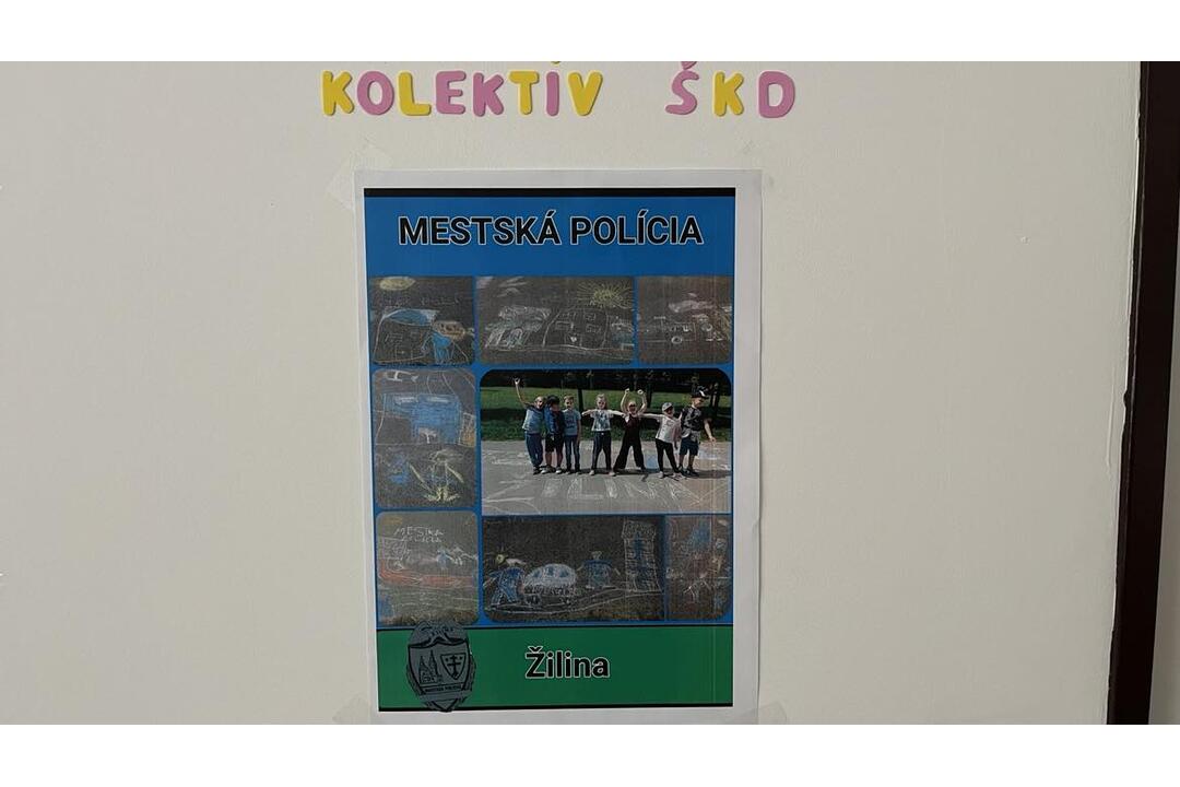 FOTO: Kresby malých Žilinčanov odhalili, ako vnímajú mestskú políciu, foto 2