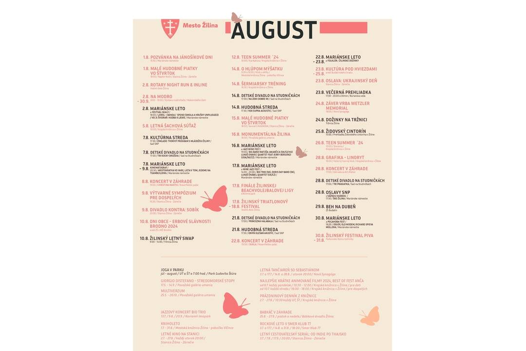 FOTO: Program Žilinského kultúrneho leta 2024, foto 2