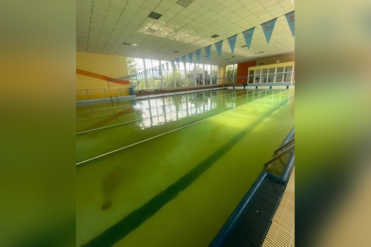 FOTO: Havária na plavárni v Martine, foto 2