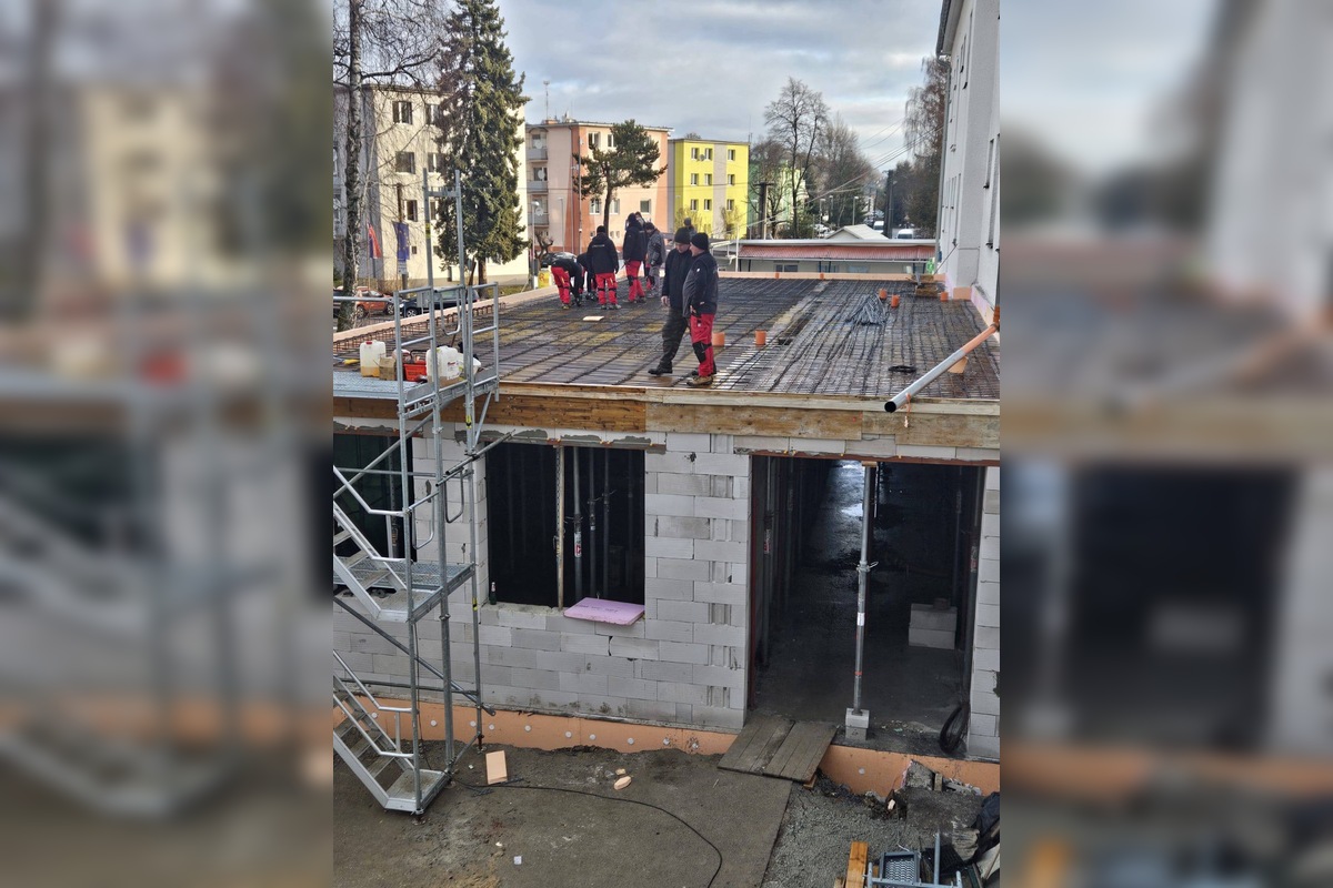 FOTO: Stavba magnetickej rezonancie v Trstenej pokračuje, foto 3