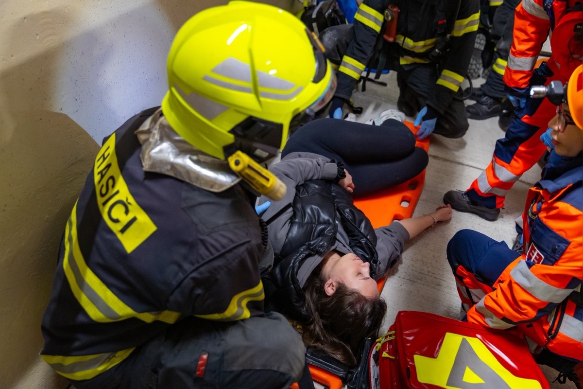 FOTO: Cvičenie v tuneli Čebrať, foto 9