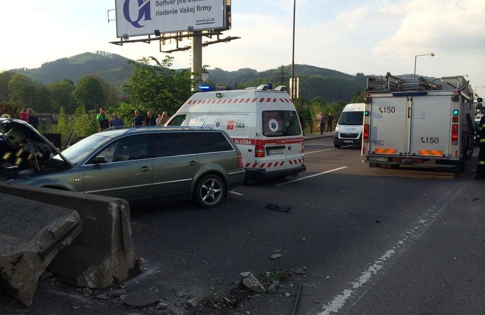 Dopravná nehoda na moste v Budatíne 29.4.2014, foto 2