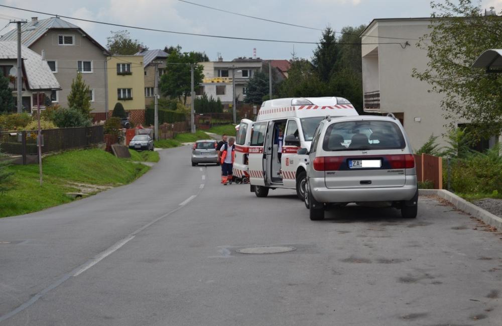 Nehoda cyklistu v mestskej časti Trnové, foto 2