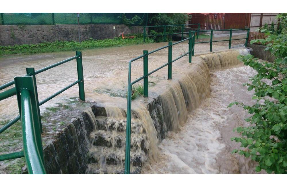 Povodeň po silnej búrke v obci Rosina a Višňové, foto 9