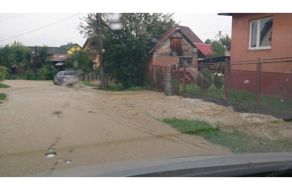 Povodeň po silnej búrke v obci Rosina a Višňové, foto 10