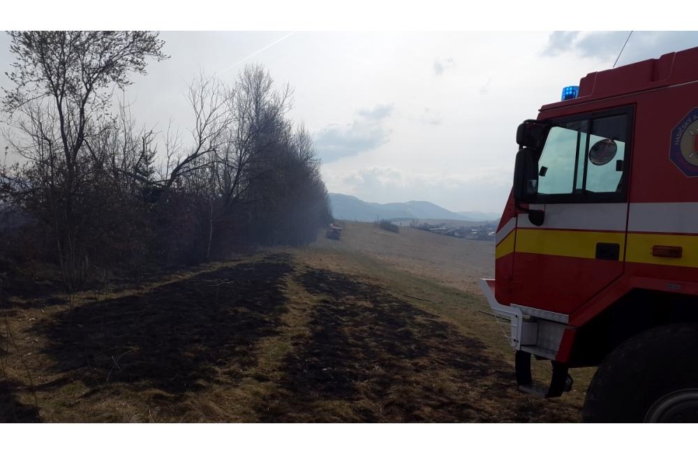 Požiar lesa v Trnovom 25.3.2015, foto 1