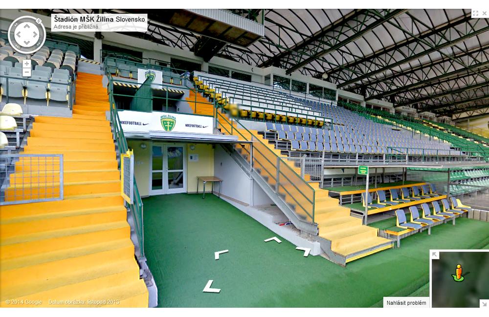 Štadión MŠK Žilina na Google mapách, foto 1