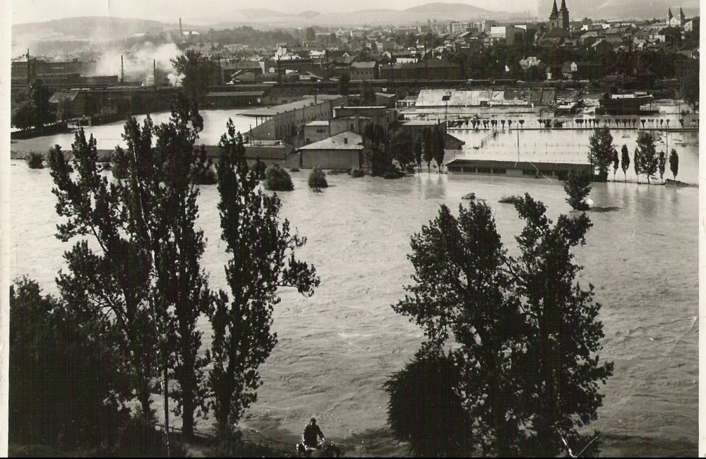 Záplavy v Budatíne 1958, foto 1