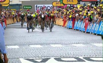 Peter Sagan 3. miesto Stage 4 Tour de France
