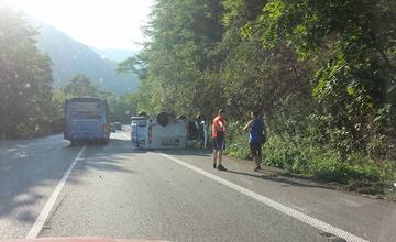 Dopravná nehoda pod  Strečnom 10.8.2015
