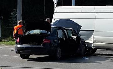 Dopravné nehody na sídlisku Vlčince 31.8.2015
