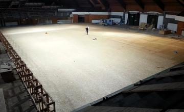 Športová hala na Bôriku - úmyselne zničené osvetlenie