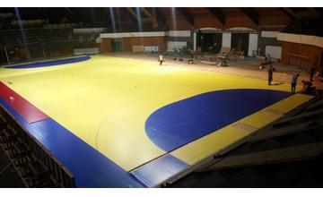 Športová hala na Bôriku - úmyselne zničené osvetlenie