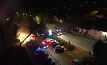 Požiar auta v Rajci 23.10.2015