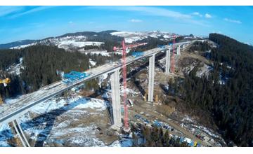 Najvyšší most na Slovensku je spojený - Most Valy 28.02.2016