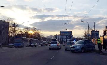 Nehoda na Košickej ulici Žilina 28.3.2016