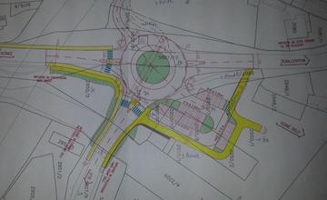 Plánovaná výstavba okružnej križovatky v Celulózke